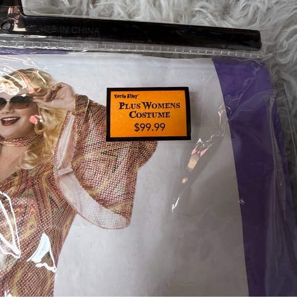 California Costumes Discolicious Plus Size Hippie Costume Disco 70s Costume 3X - Picture 3 of 8